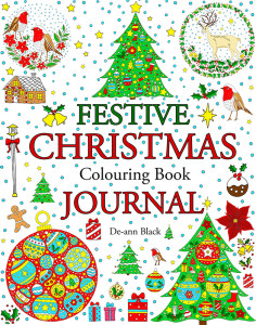 Festive Christmas Colouring Book Journal