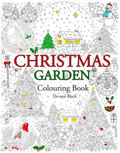 Christmas Garden Colouring Book Cover WEb