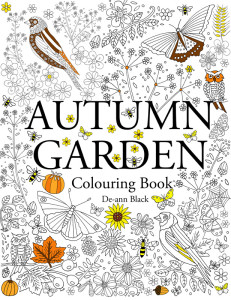 Autumn Garden Colouring Book Cover WEb