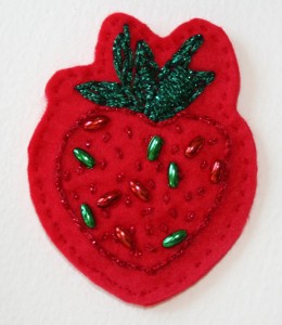 strawberry brooch 2